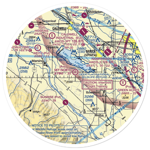 Sky Ranch South Airport (ID79) VFR Sectional Sticker (30 mile)
