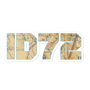 Huskey Airport (ID72) VFR Sectional Sticker