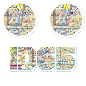 Pisch's Place Airport (ID65) VFR Sectional Sticker Pack