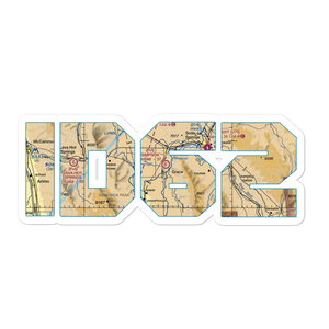 Simpson Airport (ID62) VFR Sectional Sticker