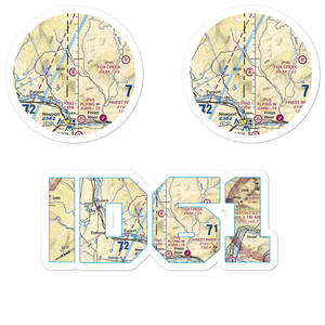 Valenov Ranch Airport (ID61) VFR Sectional Sticker Pack