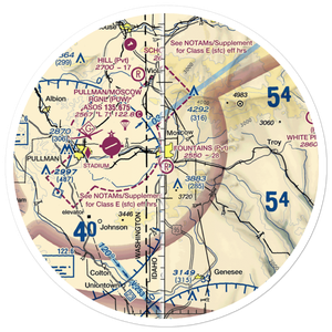Fountains Airport (ID60) VFR Sectional Sticker (30 mile)