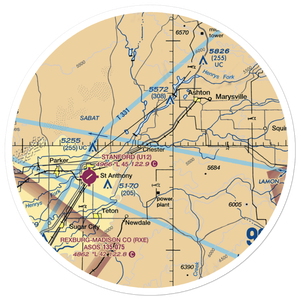 Bowman Field (ID52) VFR Sectional Sticker (30 mile)