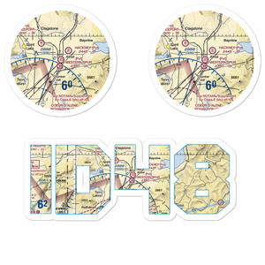 Western Spur Airport (ID48) VFR Sectional Sticker Pack
