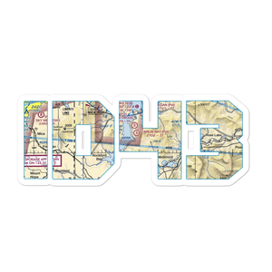 Carlin Bay Airport (ID43) VFR Sectional Sticker