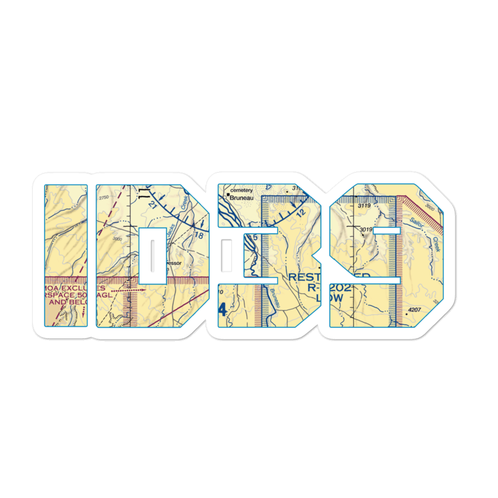 Owen Ranches Inc Airport (ID39) VFR Sectional Sticker 