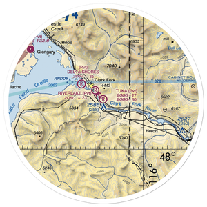 Tuka STOLport (ID32) VFR Sectional Sticker (30 mile)