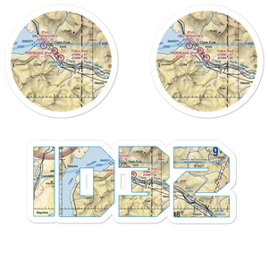 Tuka STOLport (ID32) VFR Sectional Sticker Pack