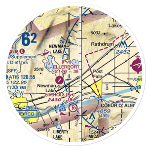 Smith Ranch Airport (ID21) VFR Sectional Sticker (20 mile)