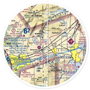 Smith Ranch Airport (ID21) VFR Sectional Sticker (30 mile)