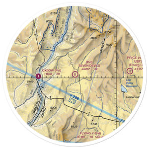 Seven Devils Airport (ID17) VFR Sectional Sticker (30 mile)