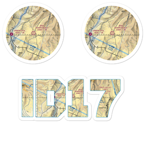 Seven Devils Airport (ID17) VFR Sectional Sticker Pack