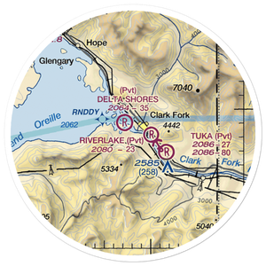 CX Ranch Airport (ID01) VFR Sectional Sticker (20 mile)