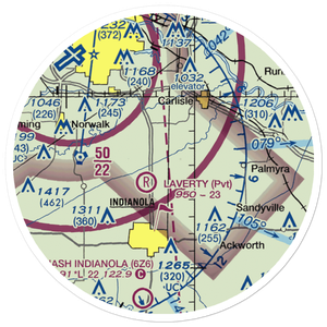 Tuinstra Airfield (IA85) VFR Sectional Sticker (20 mile)