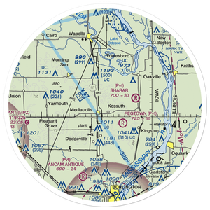 Keitzer Field (IA77) VFR Sectional Sticker (30 mile)
