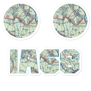 Freedom Field (IA68) VFR Sectional Sticker Pack