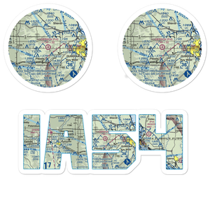 Anderson Airport (IA54) VFR Sectional Sticker Pack