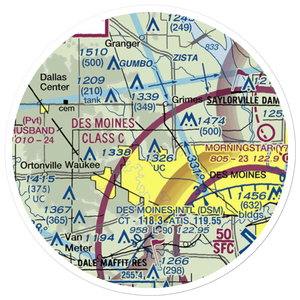Day Field (IA47) VFR Sectional Sticker (20 mile)