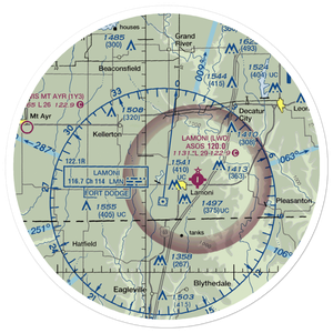 Solly's Strip Ultralightport (IA44) VFR Sectional Sticker (30 mile)