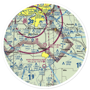 Laverty Field (IA41) VFR Sectional Sticker (30 mile)