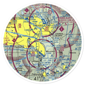 Ruckl Airport (IA35) VFR Sectional Sticker (30 mile)