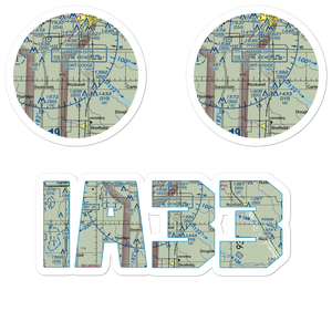 Dad's Field (IA33) VFR Sectional Sticker Pack