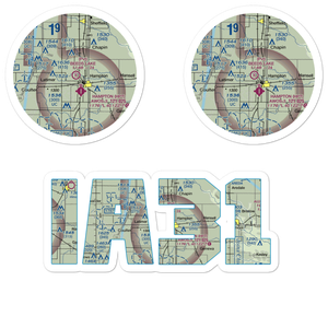 Beeds Lake Airport (IA31) VFR Sectional Sticker Pack