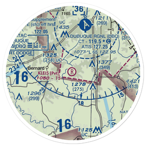Kleis Airport (IA30) VFR Sectional Sticker (20 mile)
