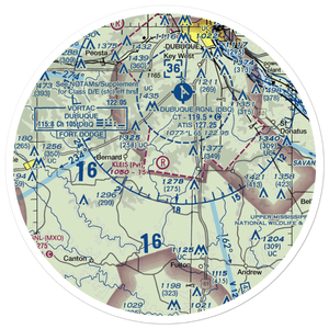 Kleis Airport (IA30) VFR Sectional Sticker (30 mile)