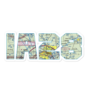 Sherman Airport (IA28) VFR Sectional Sticker