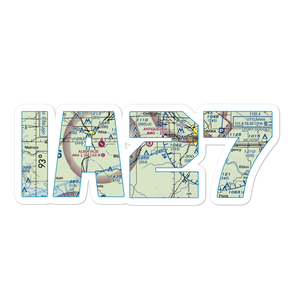 Antique Airfield (IA27) VFR Sectional Sticker
