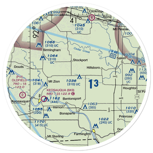 Carter Field (IA26) VFR Sectional Sticker (30 mile)