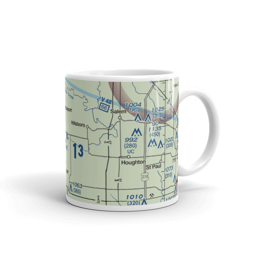 Carter Field (IA26) VFR Sectional  Mug 