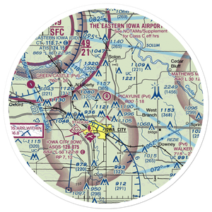 Picayune Airport (IA16) VFR Sectional Sticker (30 mile)