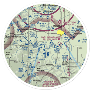 Too Short Airport (IA11) VFR Sectional Sticker (30 mile)