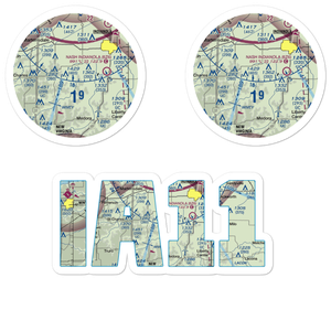 Too Short Airport (IA11) VFR Sectional Sticker Pack