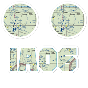 Sig-Nor Airport (IA06) VFR Sectional Sticker Pack