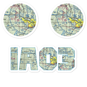 Lemons Airport (IA03) VFR Sectional Sticker Pack