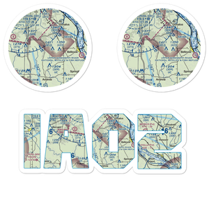 Hoff Airport (IA02) VFR Sectional Sticker Pack