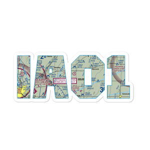 Ridge Airport (IA01) VFR Sectional Sticker