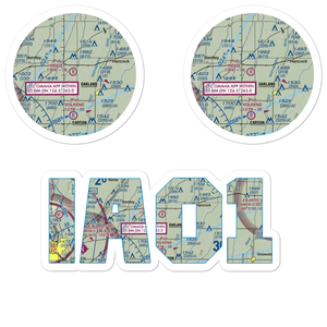 Ridge Airport (IA01) VFR Sectional Sticker Pack