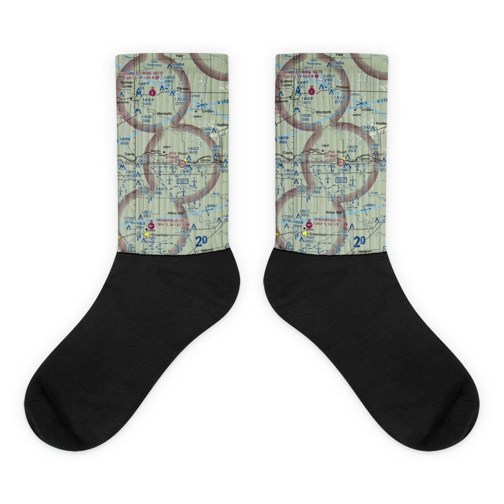 Jukam's Landing Airport (IA00) VFR Sectional Socks 