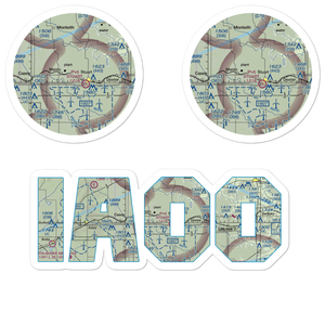 Jukam's Landing Airport (IA00) VFR Sectional Sticker Pack