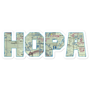 Hoppe Airspray (HOPA) VFR Sectional Sticker