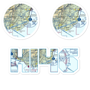 Hi 23 Airstrip (HI46) VFR Sectional Sticker Pack