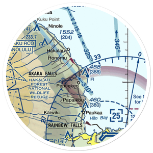 Pepeekeo Airstrip (HI32) VFR Sectional Sticker (20 mile)