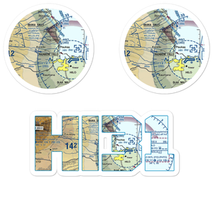 Mauna Kea-Honolii Airport (HI31) VFR Sectional Sticker Pack