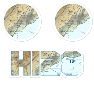 Pahala Airstrip (HI28) VFR Sectional Sticker Pack