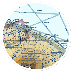 Upper Paauilo Airstrip (HI27) VFR Sectional Sticker (30 mile)