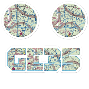 Southern Oaks Airport (GE35) VFR Sectional Sticker Pack